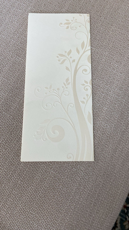 25 Cartes d’invitation mariage élégantes – Design couple découpé – Papier ivoire premium